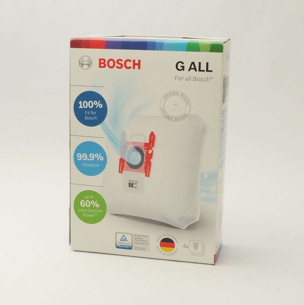 Type G ALL Nr. 17000940 4 Staubbeutel geeignet passend für Bosch BBZ41FGALL 